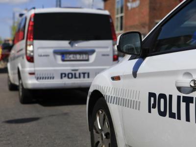 Parkerede politibiler
