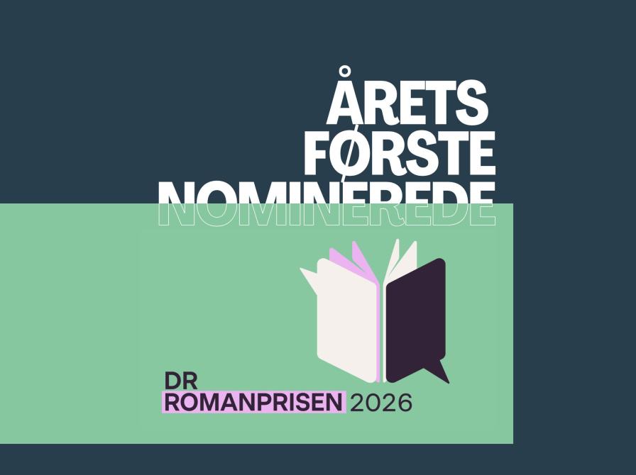 Logo med bog for DR Romanprisen